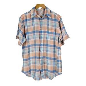 BROOKS BROTHERS MEN'S MADISON THE ORIGINAL POLO SHIRT 100% IRISH LINEN SIZE M